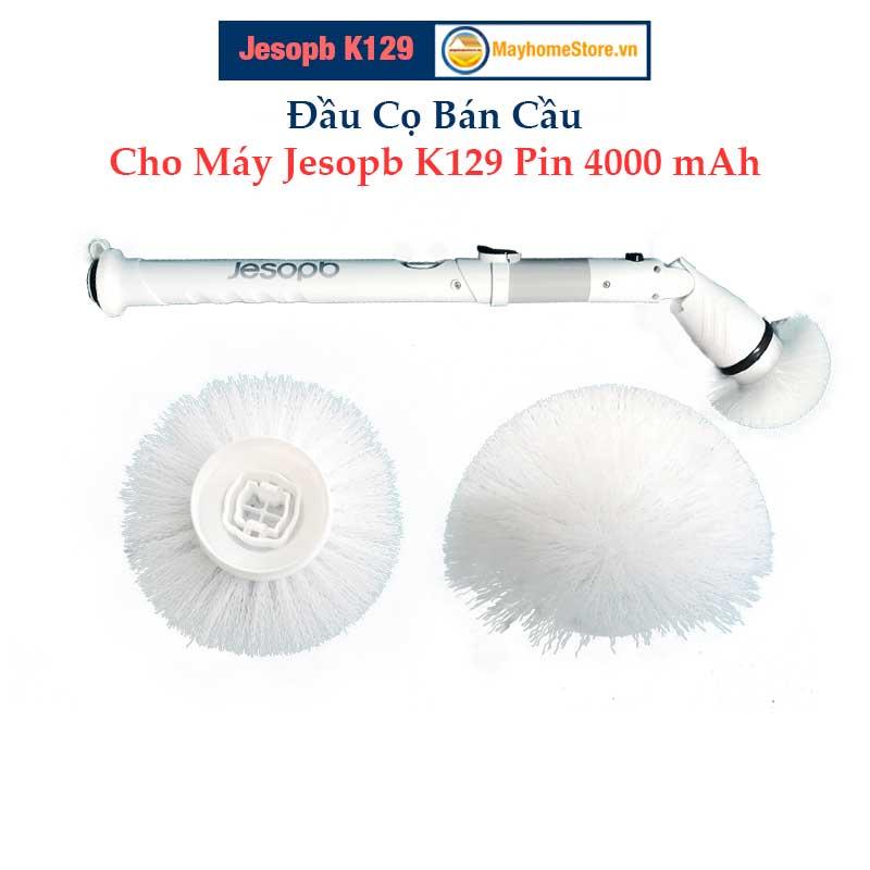 Đầu Cọ Bán Cầu Cho Máy Cọ Rửa Vệ Sinh Nhà Tắm Jesopb K129 Pin 4000 mAh