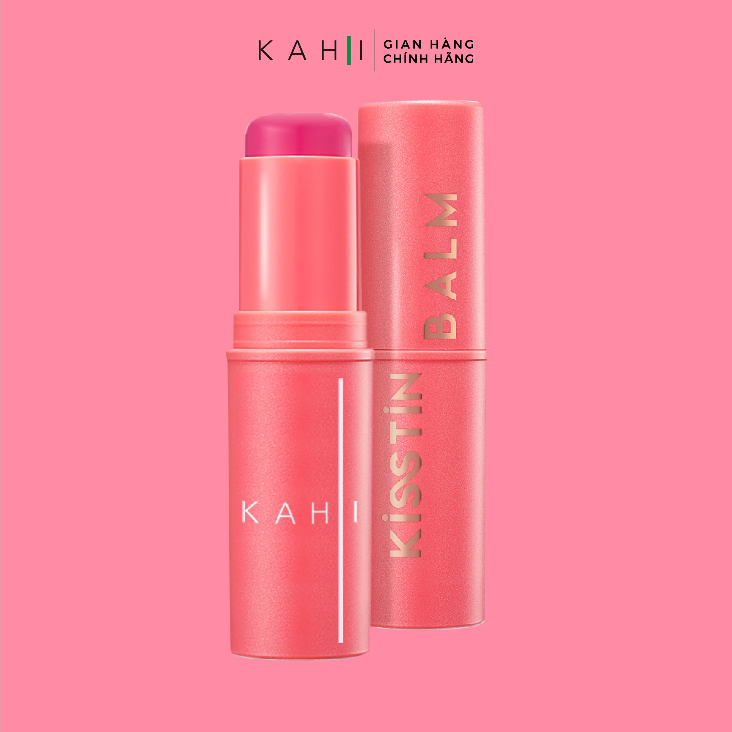 Sáp Dưỡng Ẩm Kahi Kisstin Balm Pink - Làm Hồng Da Mặt 9g