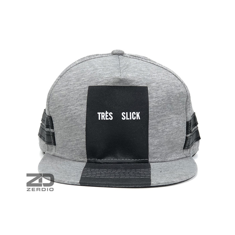 Nón Snapback hiphop Tres Slick xám cho cả nam và nữ