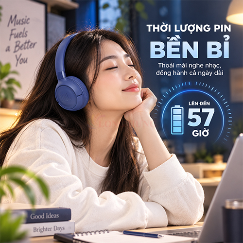 Tai nghe chụp tai Bluetooth JBL Tune 680NC JBLT680NC - Hàng chính hãng