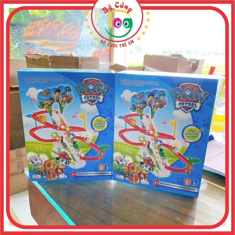 Đồ Chơi Chó Cứu Hộ Paw Patrol, Đội Bay Siêu Đẳng Leo Thang Cầu Trượt Có Đèn Nhạc Vui Nhộn Dành Cho Bé