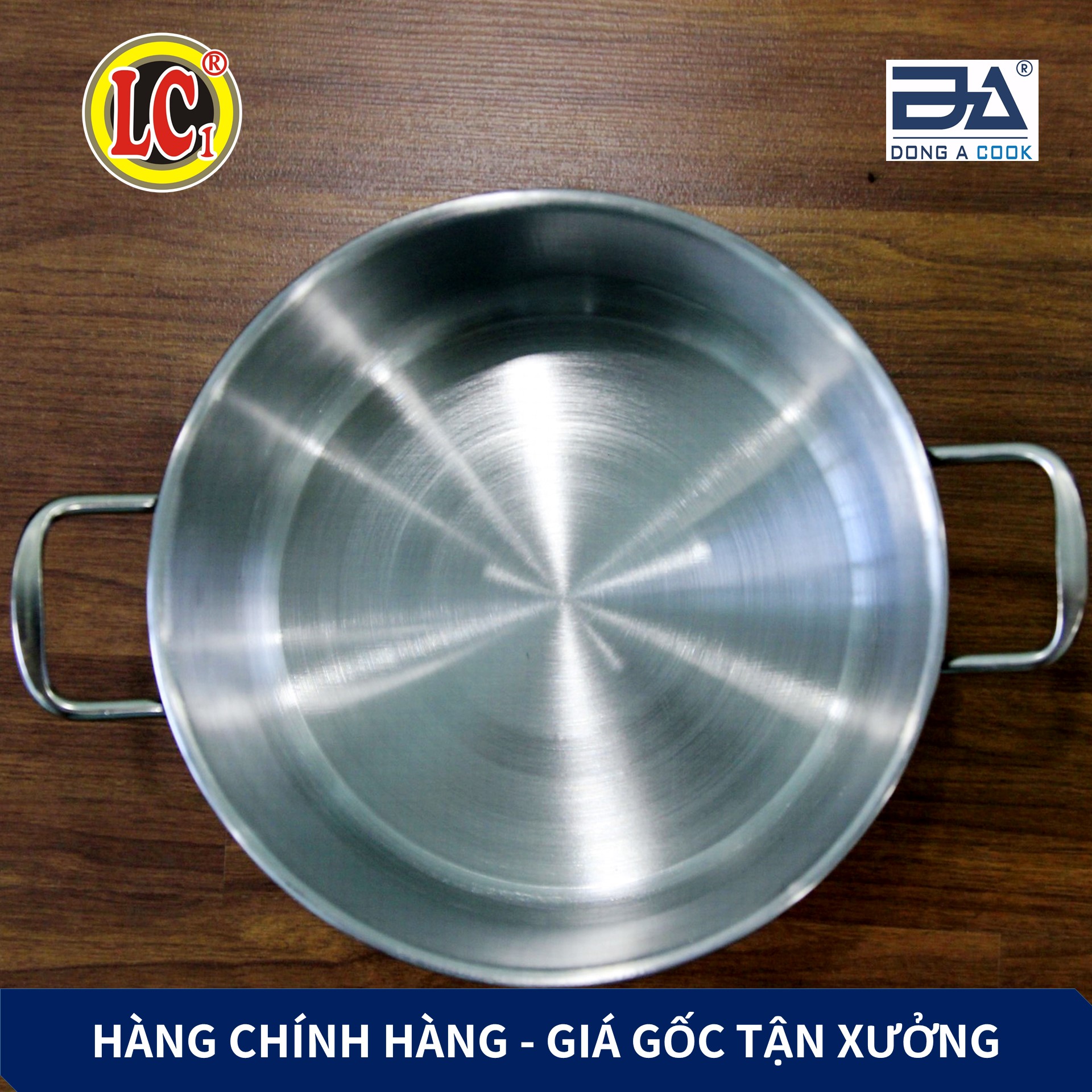 Bộ Nồi xửng hấp gà nấu xôi Inox Đông Á đáy từ cao cấp - Dùng được bếp từ - Hàng Chính Hãng