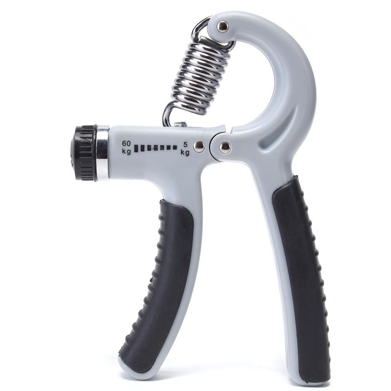 5-60kg điều chỉnh độ nặng có thể điều chỉnh tập thể dục tay tập thể dục tay cầm tay Tăng sức mạnh lò xo ngón tay vân vân cổ tay Color: B-Gray