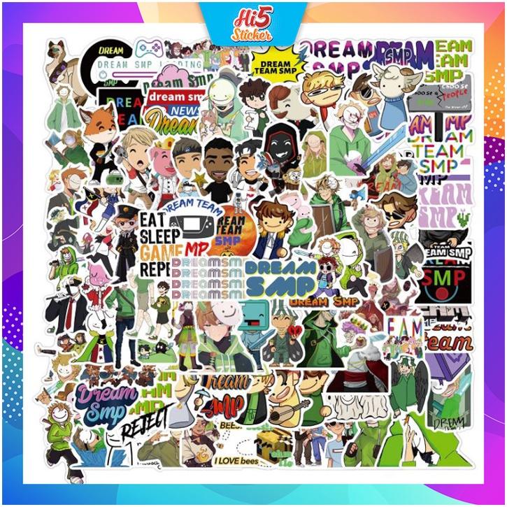 Sticker Hình Dán Trang Trí Anime DreamSMP ms#219