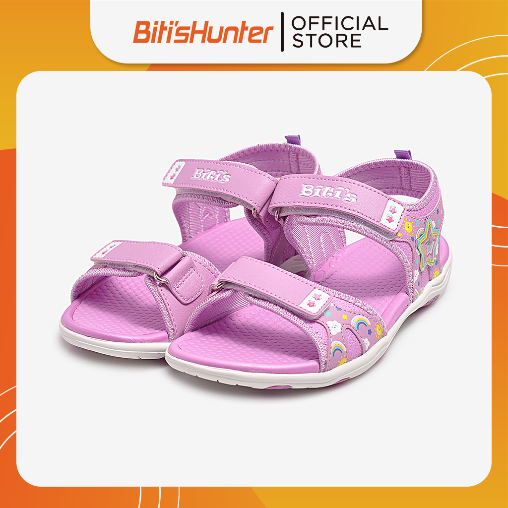 Sandal Si - Cao Su Bé Gái Biti's DRG002500TIM (Tím