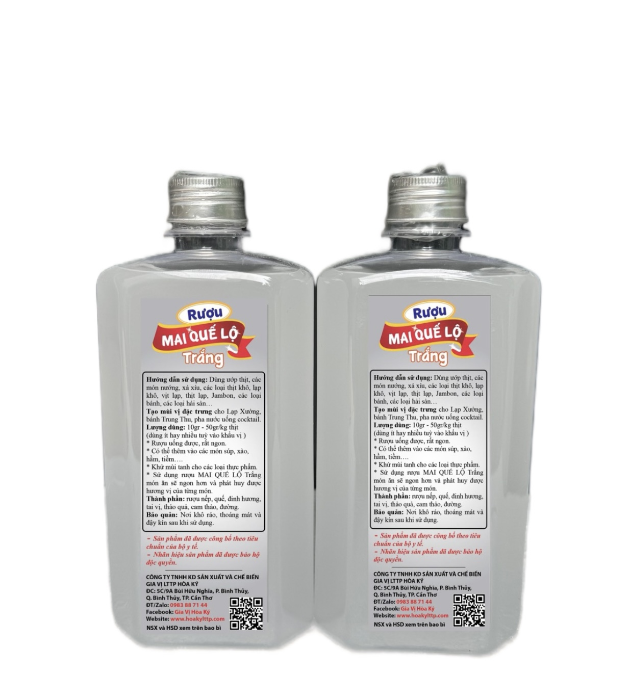 Mai quế lộ trắng Hoà Ký 330ml dùng ướp thịt xá xíu