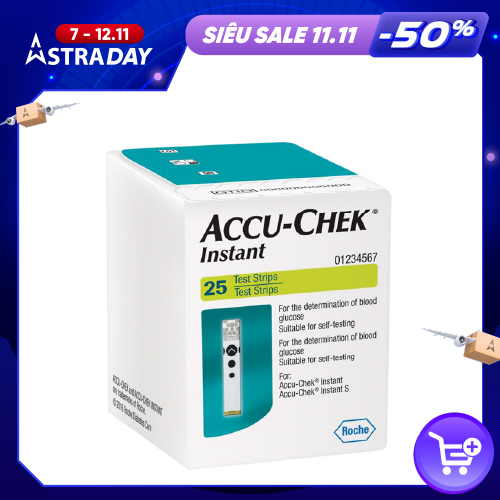 Que Thử Đường Huyết Accu-Chek Instant 25