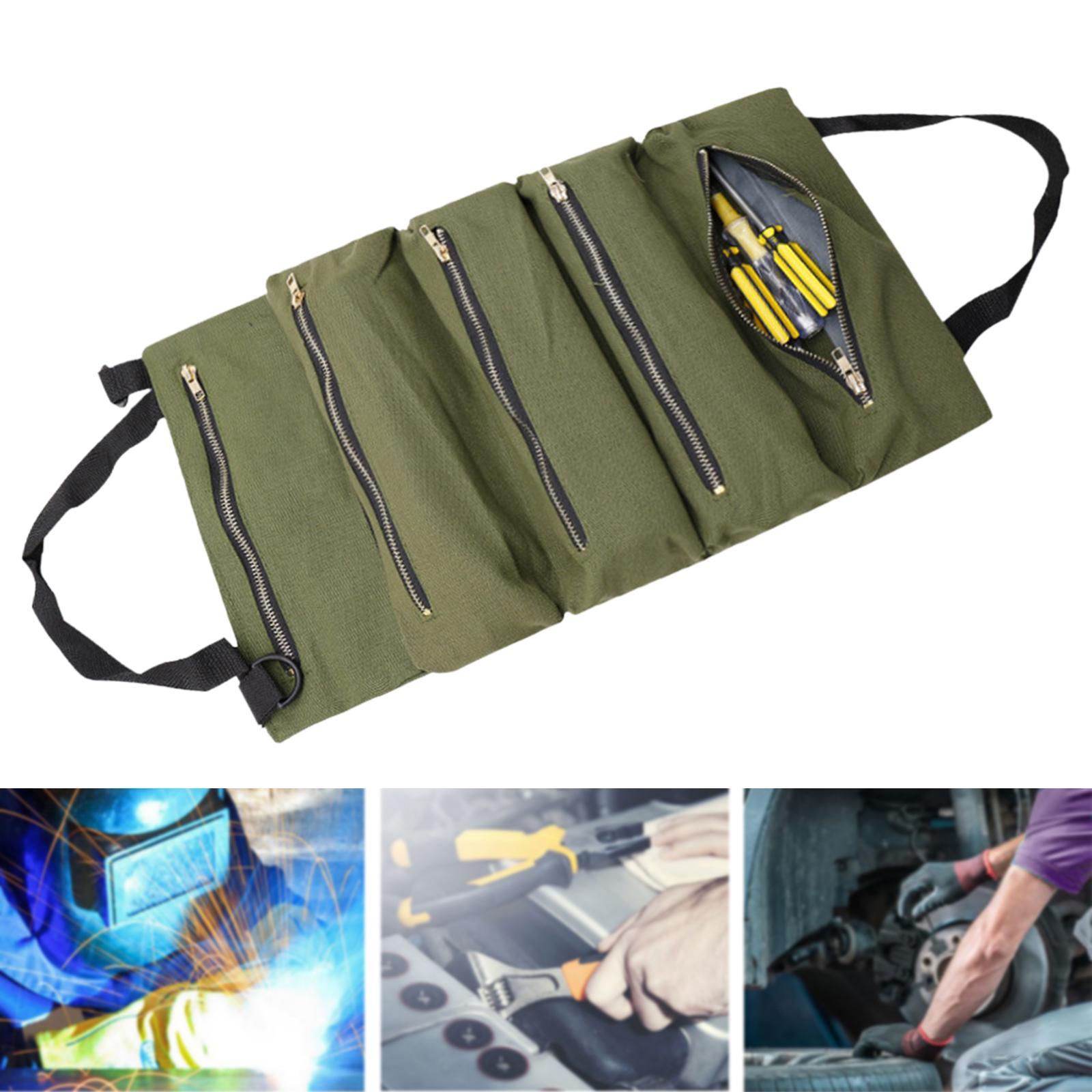 Roll up Tool Bag Wrench Organizer Tool Organizers Wrench Tools Pouch for Carpenter