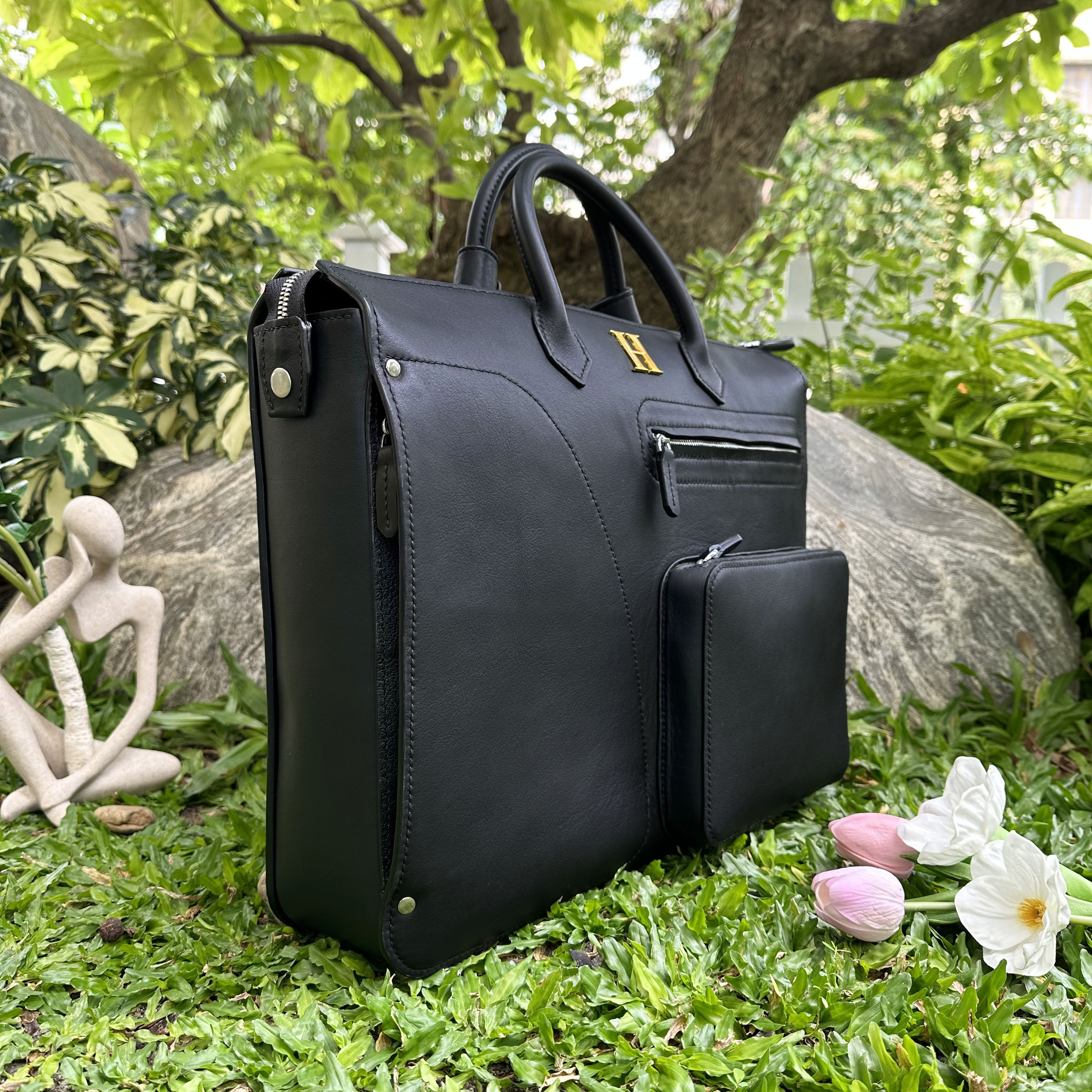 Cặp da doanh nhân Homme Treviso - Handcrafted Leather Briefcase