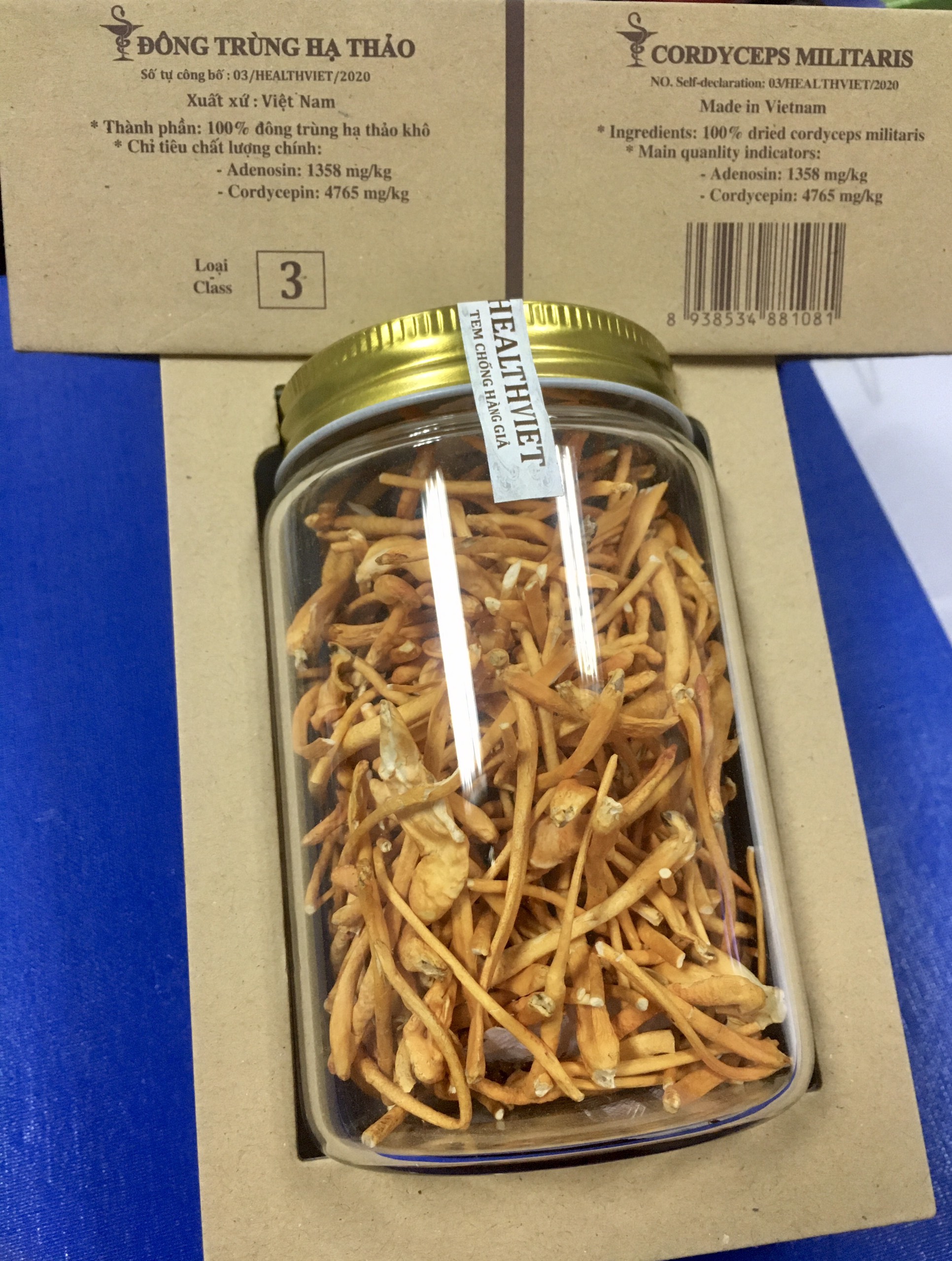 Đông Trùng Hạ Thảo HEALTHVIET L3 - 20g