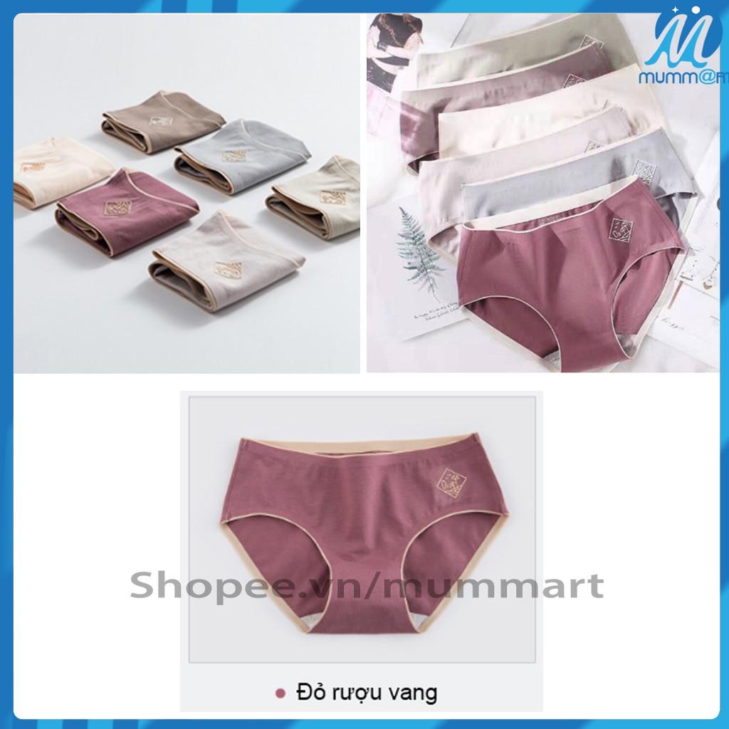 Quần lót cotton kháng khuẩn không đường may xuất Nhật .