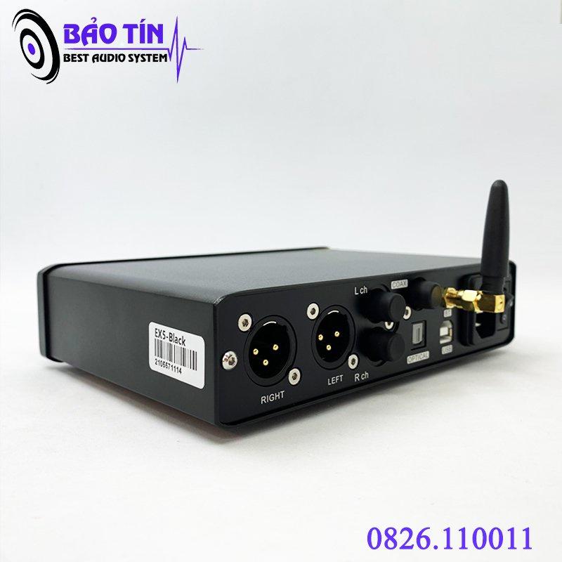 Bộ giải mã DAC Topping EX5 2 CHIP ES9038Q2M ,Bluetooth 5.0 LDAC 32bit 768kHz DSD512 tặng dây quang Liton Mỹ