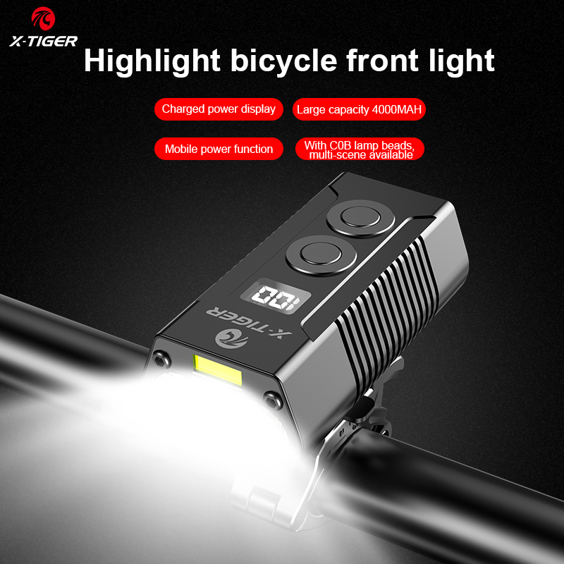 Đèn pha xe đạp x tiger-Q1001 1800lumen