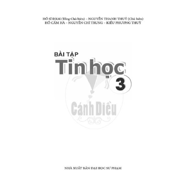 Hình ảnh Bài Tập Tin Học lớp 3 - Cánh Diều