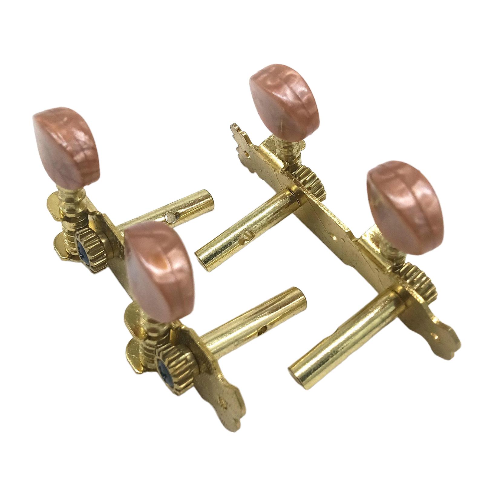 2pieces Guitar Tuner Tuning Keys Pegs Machine Heads for Classical Guitar Ukulele Parts Replacement Accessories