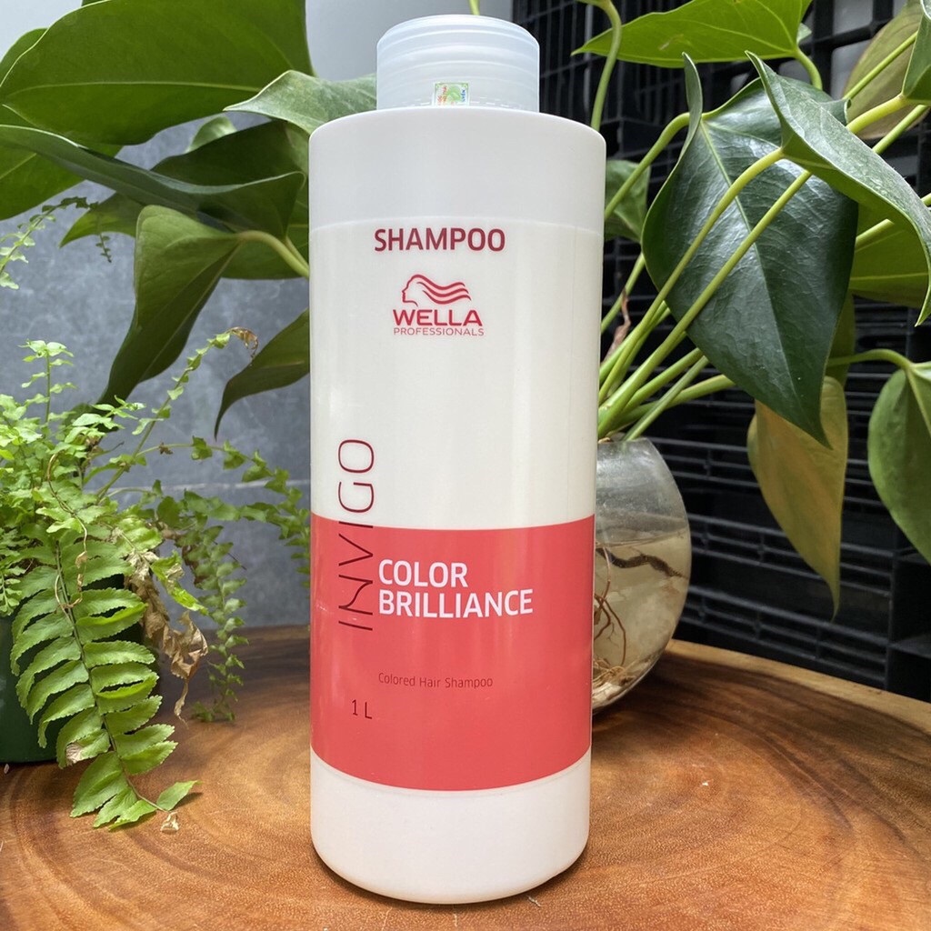 Dầu gội giữ màu tóc nhuộm Wella Professionals Brilliance Treatment for Colored Hair 1000ml