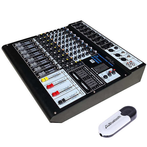 Bàn trộng nhạc hay còn gọi là Mixer karaoke gia đình và sân khấu MX  - 806EQ  BellPlus (hàng chính hãng)