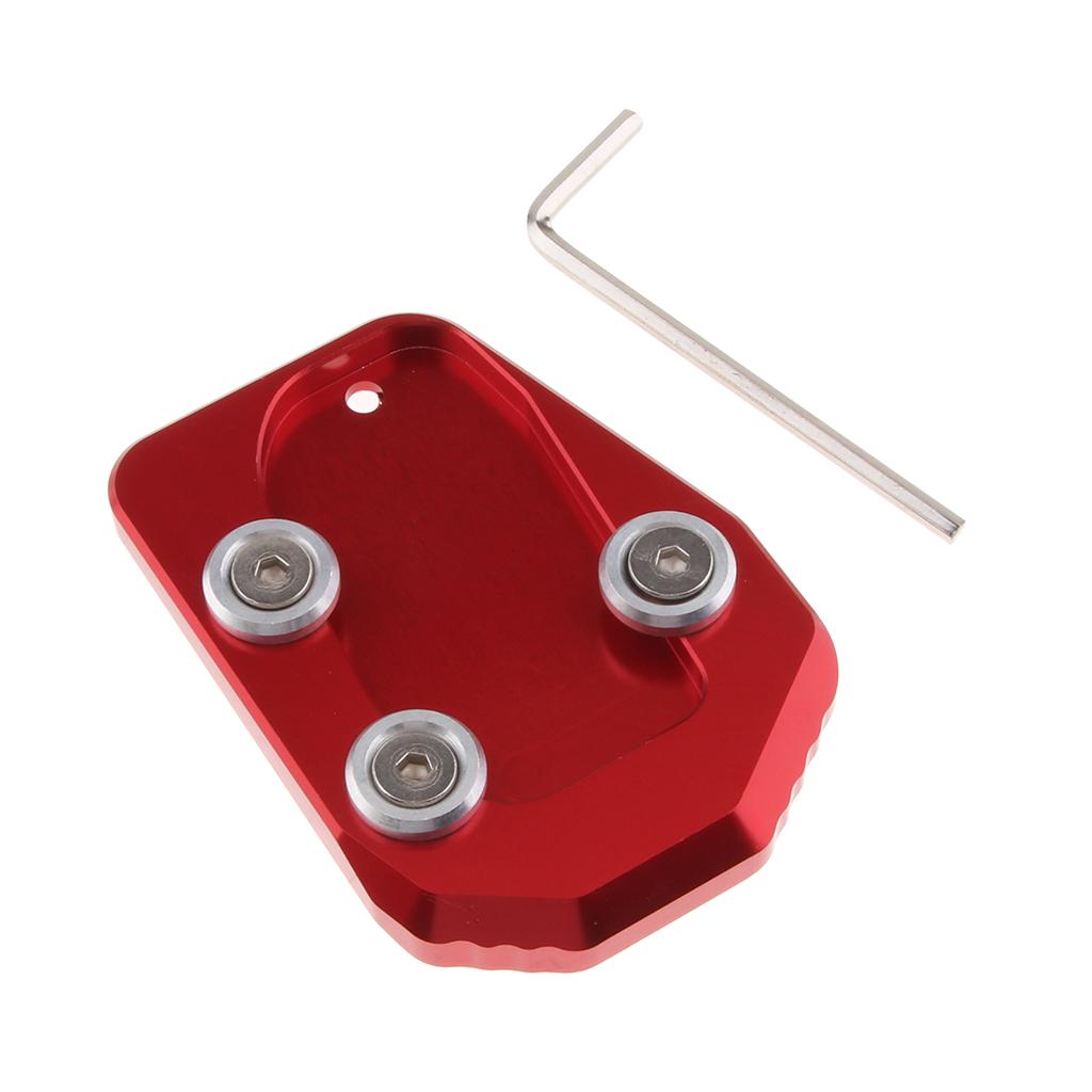 Motorcycle CNC Side Stand Kickstand Enlarge Plate Pad For Yamaha MT-09 MT09 2013 2014 2015 2016