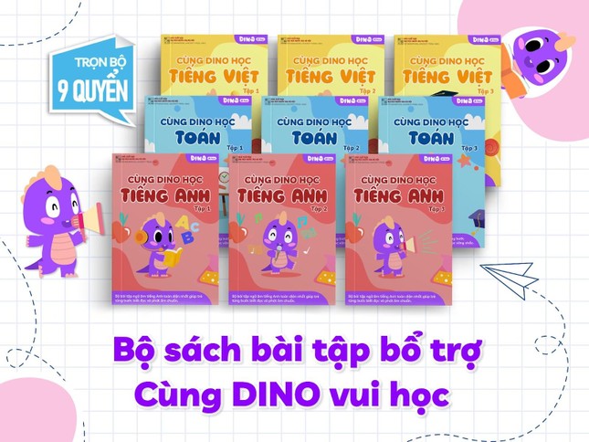 'Cùng DINO vui học' - Bộ sách cùng con vững vàng vào lớp 1 ảnh 1