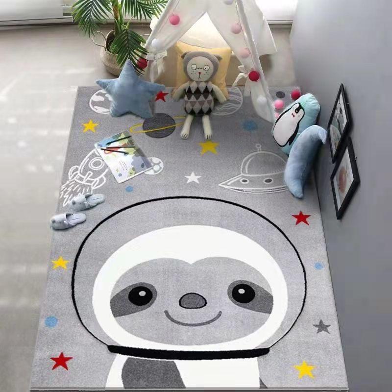 Trang chủ dễ thương phòng trẻ em thảm trải sàn phòng ngủ có thể ngồi ngủ chăn dày đầu giường phòng ngủ thảm phòng khách phim hoạt hình phòng khách.