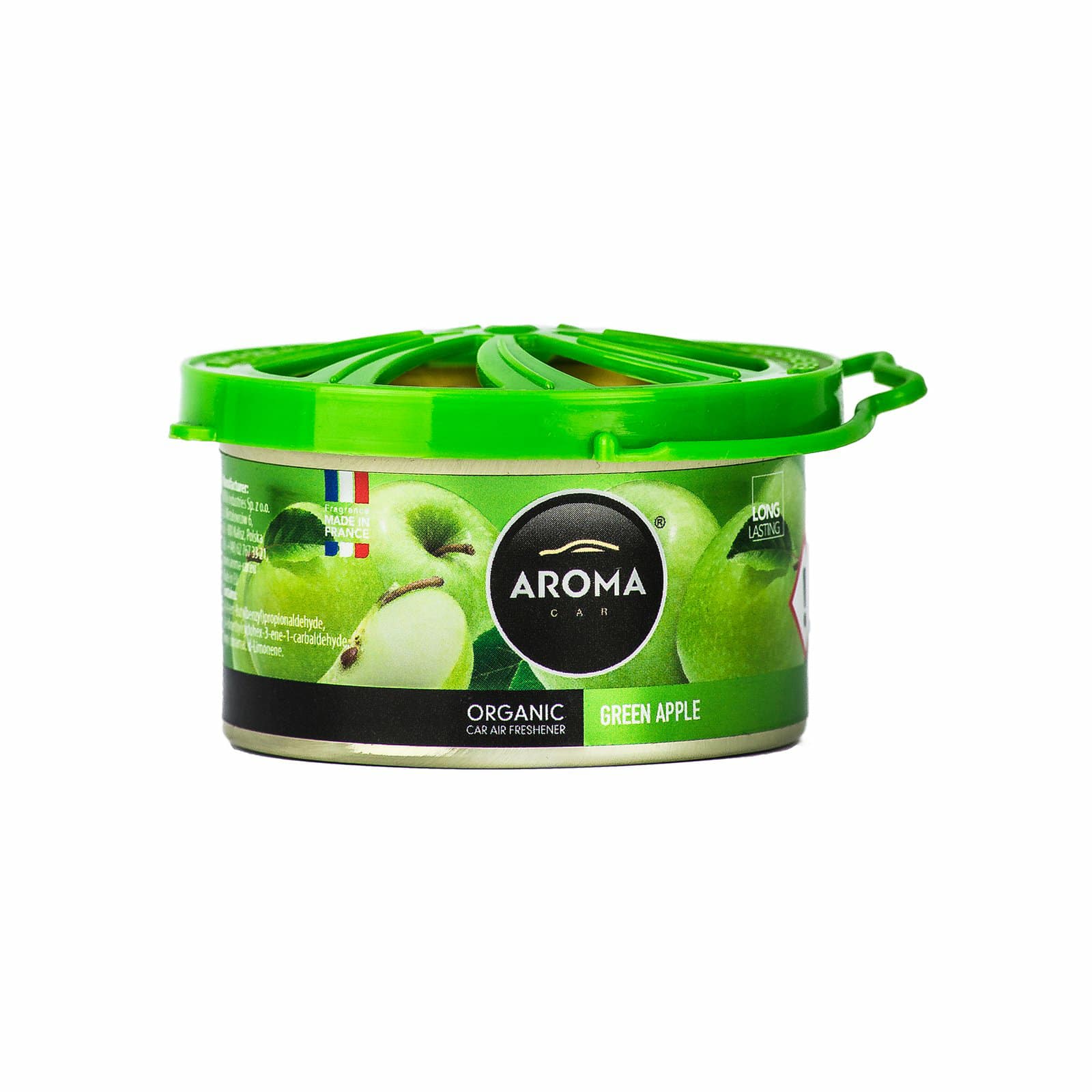 Sáp thơm ô tô Aroma Car Organic 40g - Green Apple (Hương táo xanh)