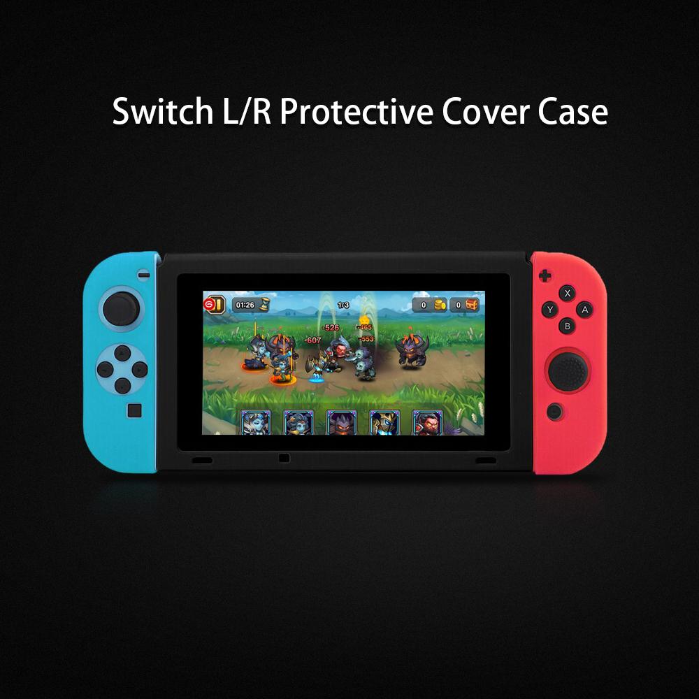 Bộ điều khiển trò chơi BUBM có Nắp đậy bảo vệ Vỏ silicon mềm Thay thế cho Nintendo Switch