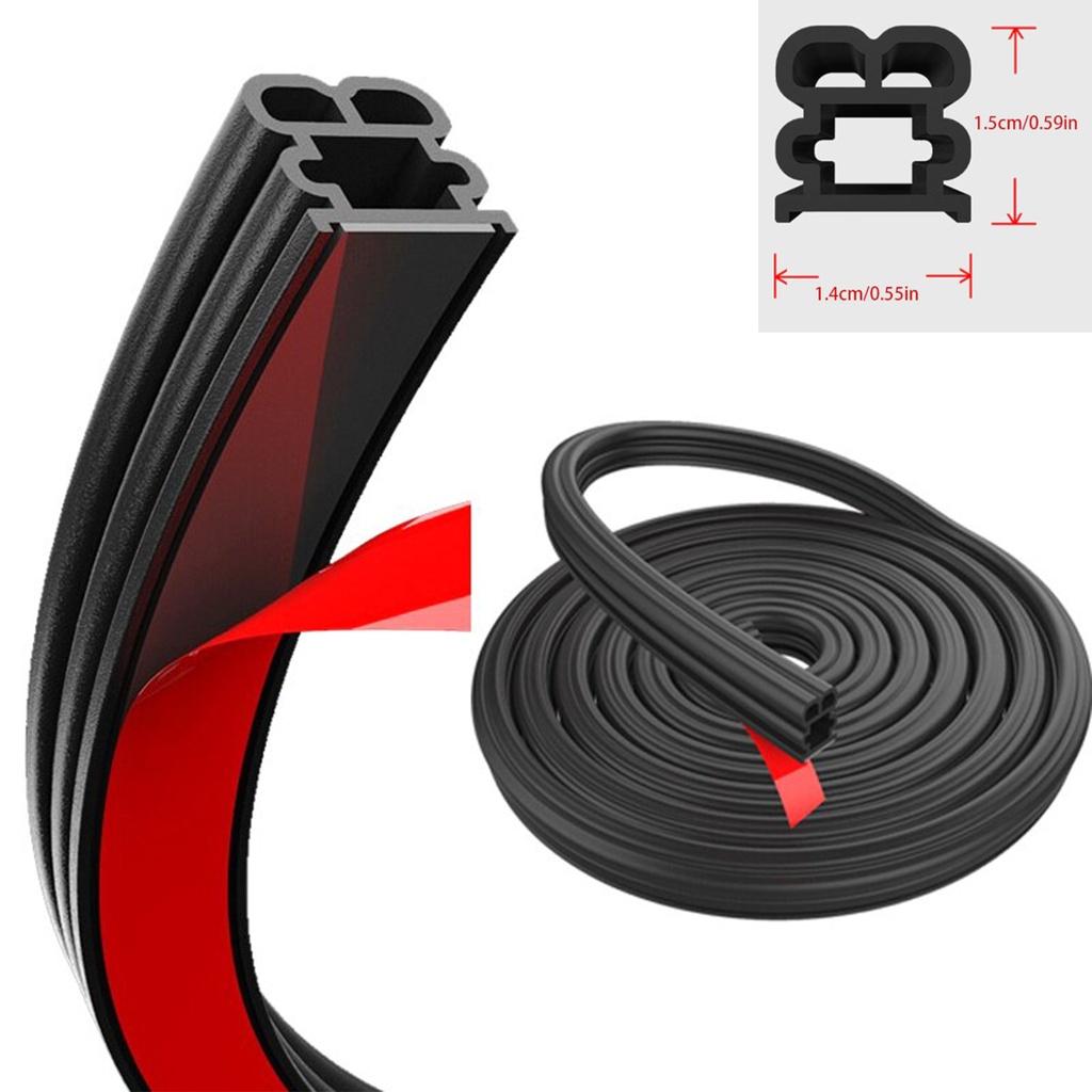 Gioăng Cao Su cao cấp Hai Lớp Cách Âm Chống Nước Dán Cửa Xe Hơi, Mui Xe Cách âm chống bụi chống ồn Ô tô