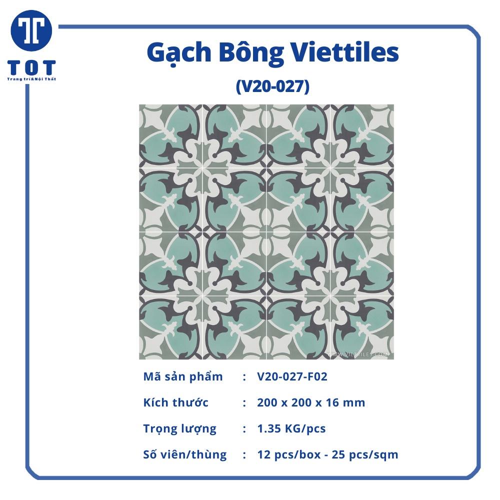 Gạch Bông Viettiles V20-027 dùng cho mọi không gian nhà bạn