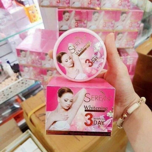 Kem Bôi Làm Mờ Thâm Nách Seren Whitening 3 Day 40g Thái Lan [ Hàng Chuẩn ]