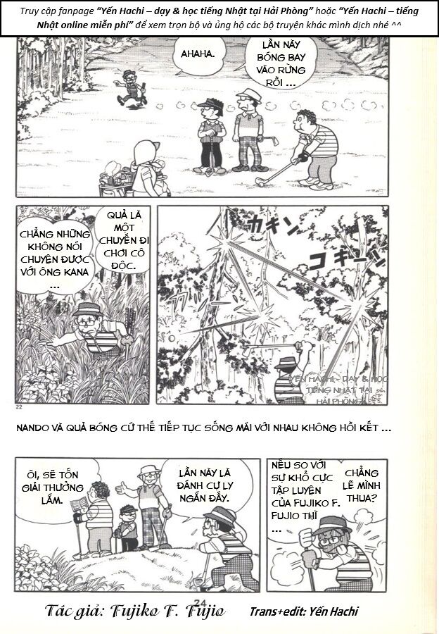 tuyển tập truyện ngắn của tác giả doraemon chapter 20 22