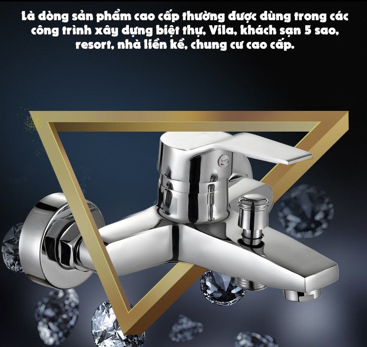 Trọn bộ củ sen nóng lạnh inox Taguo bát sen tắm + Bát sen + Dây cấp + Giá đỡ