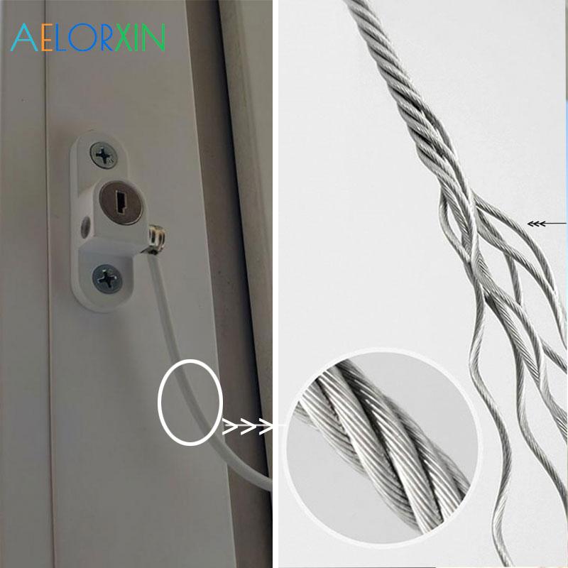 4 Cái/lốc Bảo Vệ Trẻ Em Cửa Sổ Restrictors Limiter Bảo Mật An Toàn Cho Bé Thép Không Gỉ Chống Trộm Ngăn Ngừa Trẻ Em Rơi