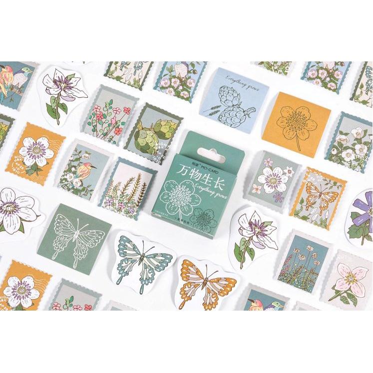 Bộ 46 Sticker Hàn Quốc dán trang trí SIÊU HOT E125