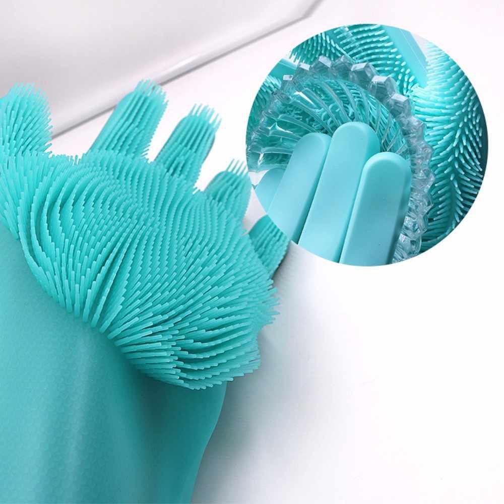 Găng tay rửa bát silicon có gai tạo bọt