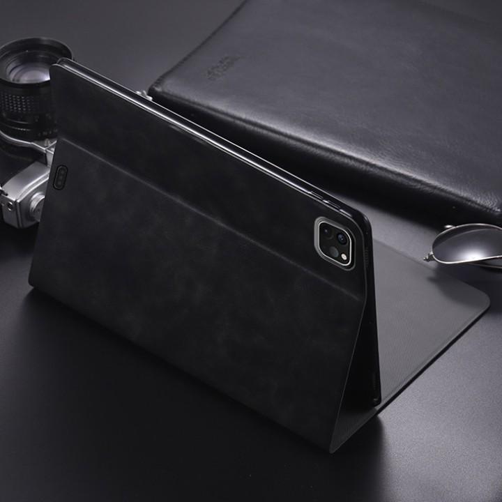 Ốp cho iPad Air, iPad Pro chất liệu da cao cấp gập chân giá đỡ tiện lợi, từ tính đa góc - Mã TZAT920