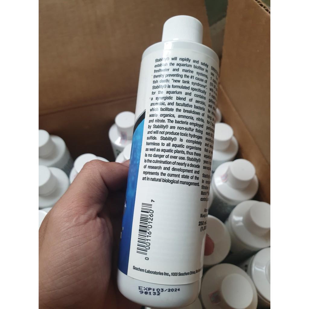 Seachem Stability 500ml - Bổ Sung Vi Sinh Sống Cho Hồ Cá Nước Mặn Hoặc Nước Ngọt