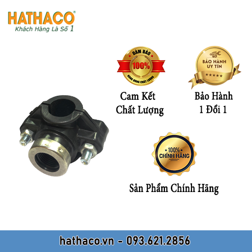 Combo 5 Đai Khởi Thủy 32 HATHACO Dùng Chia Nhánh Ống HDPE Ra Ống 20 -  25 - 32 (ren 1/2&quot;, 3/4, 1&quot;)