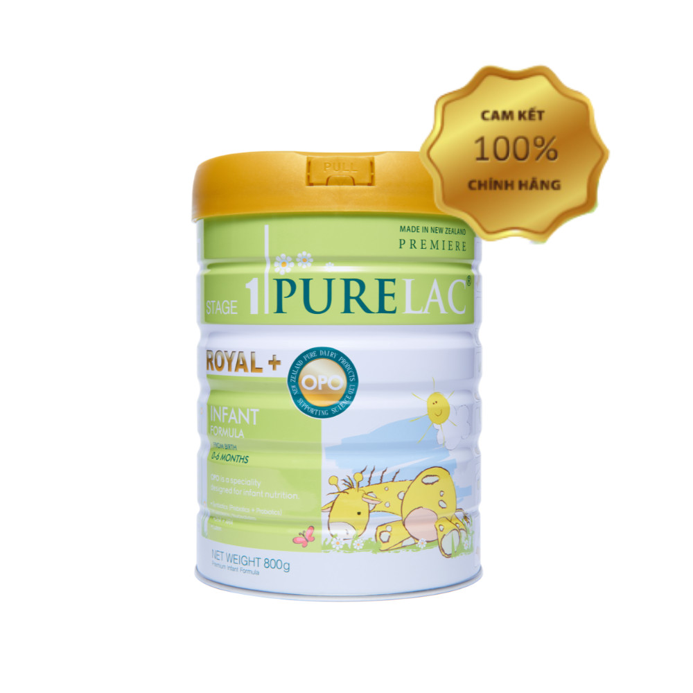 Combo 3 Sữa bột PURELAC 1 800g nhập khẩu New Zealand