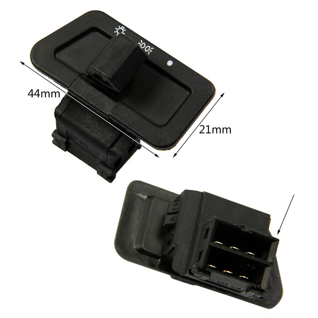 2X 1 piece switch motorcycle headlight switch assembly light switch on