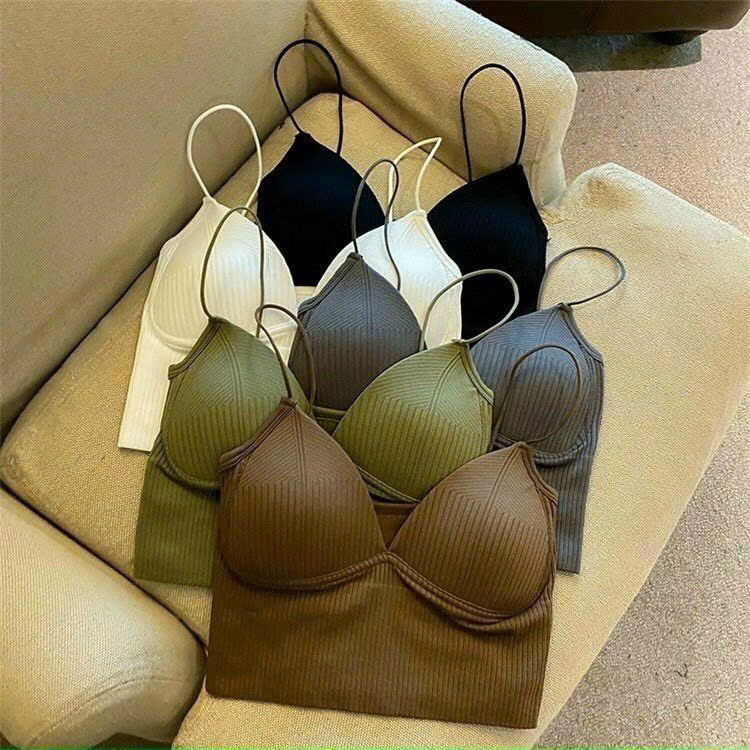 ÁO LEN BRA TĂM DẠNG ÁO CROPTOP DƯỚI 58KG DÀNH CHO NỮ