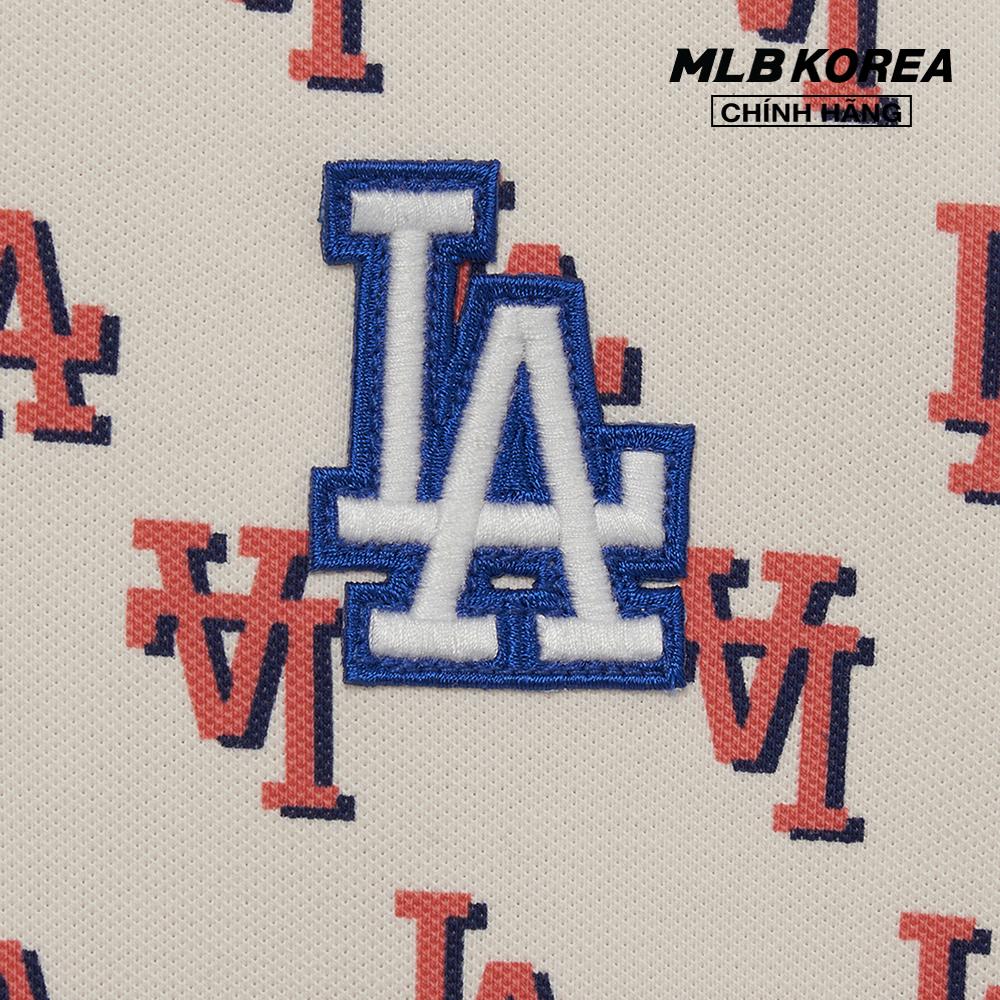 MLB - Áo polo nữ tay ngắn Classic Monogram Full Board 3FPQM0233