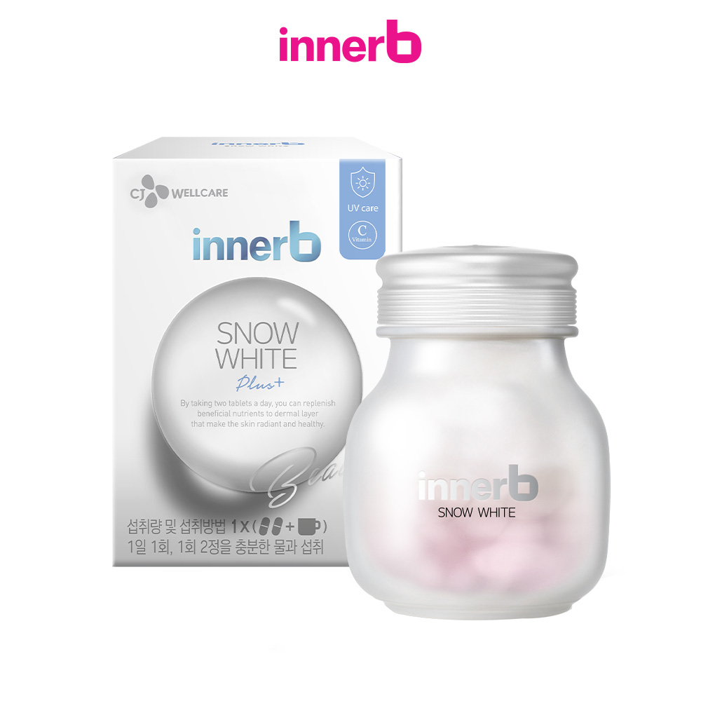 Thực phẩm bảo vệ sức khỏe Viên uống hỗ trợ sáng da InnerB Snow White (28g)