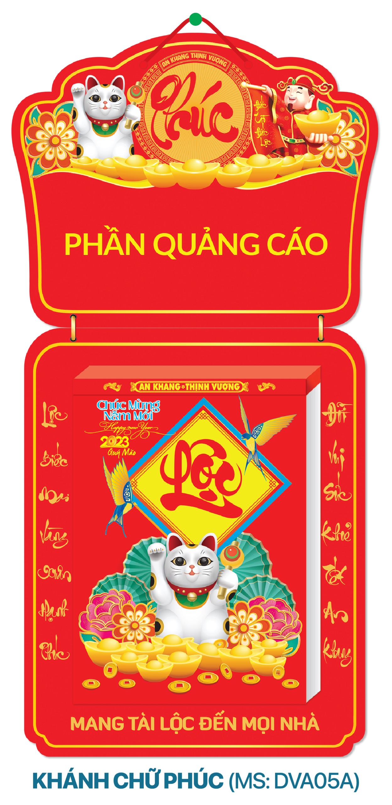 Lịch BLOC 2023 Đại Việt Á Siêu Đại 20x30cm