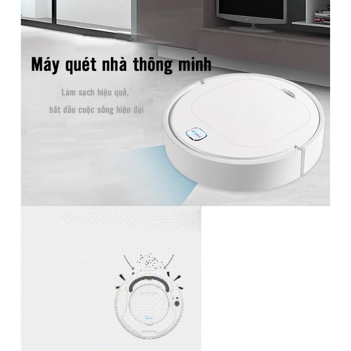 Robot Làm Sạch 3 Trong 1 OneTouch - Robot vacuum cleaner mopping the house  (Trắng Be)