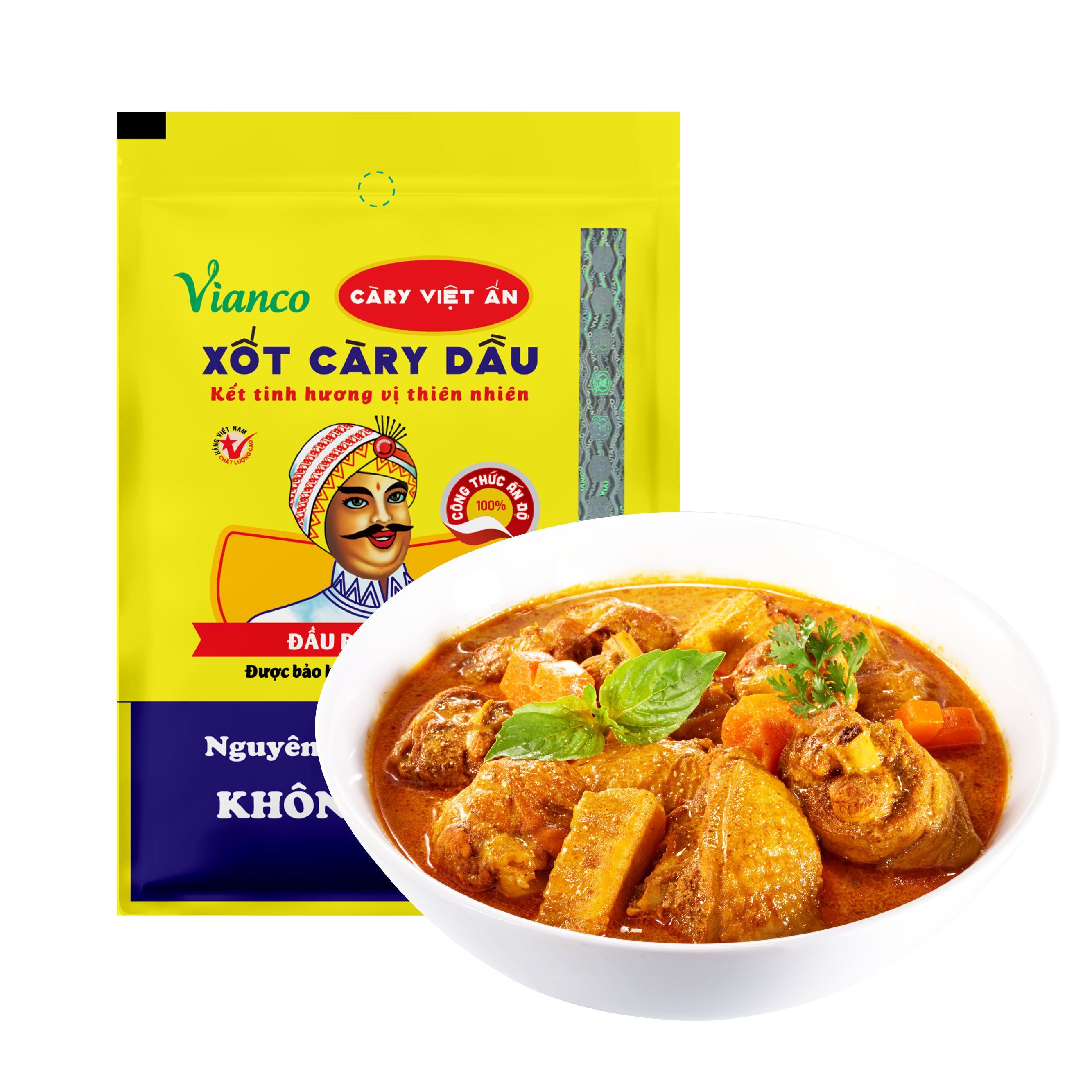 Xốt Cà Ri Dầu Việt Ấn 03 gói x 25gr