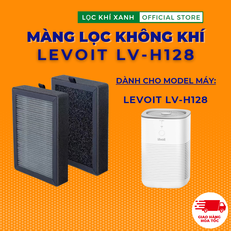 Màng lọc không khí cho máy Levoit LV-H128 . Lõi lọc hepa kết hợp carbon giá rẻ chất lượng cao