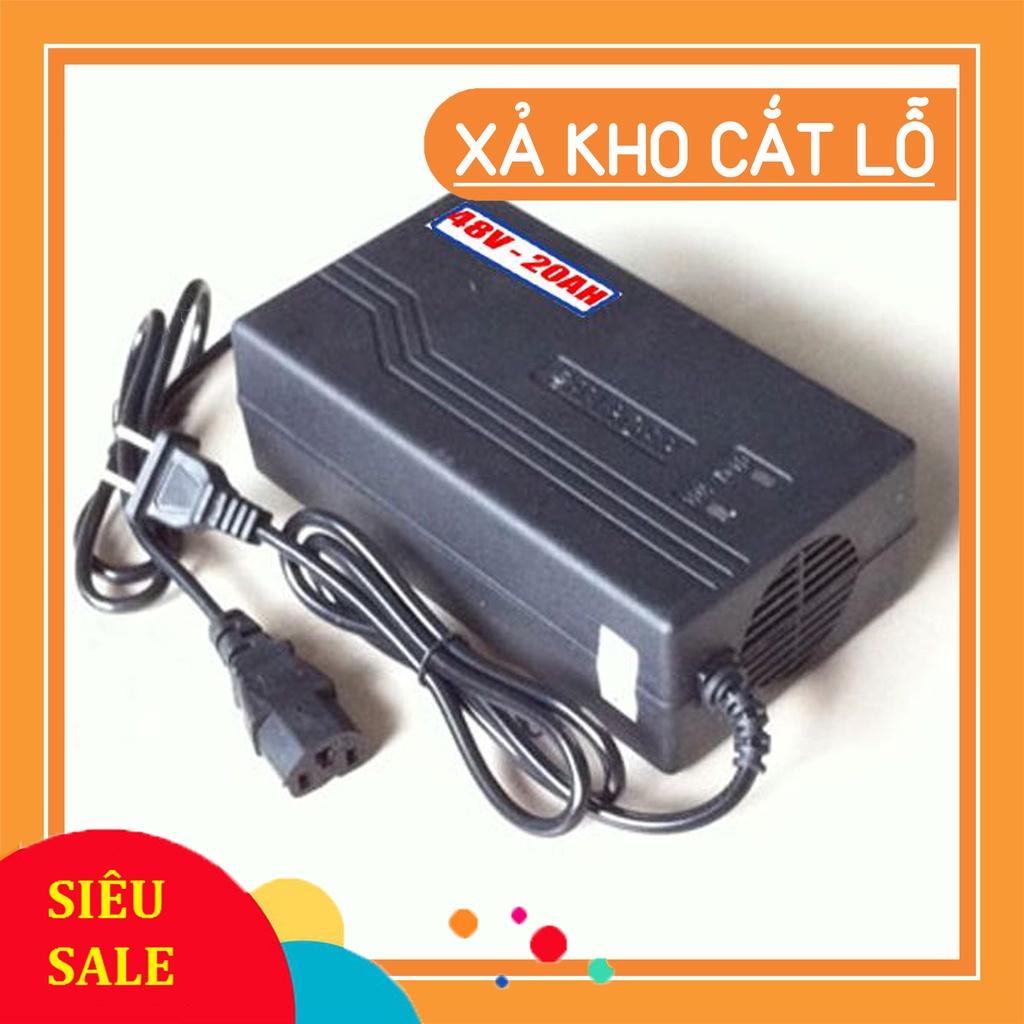 Sạc Xe Điện (48V-20AH) Chân Vuông bảo hành 12 tháng