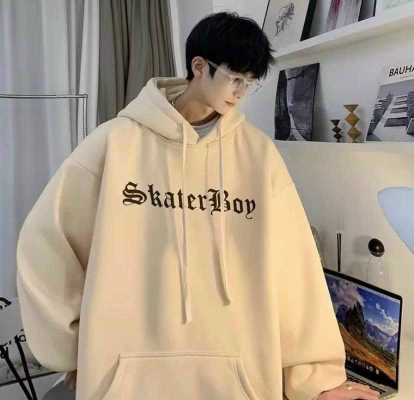 ÁO HOODIE - TRẮNG  - form dưới 70kg