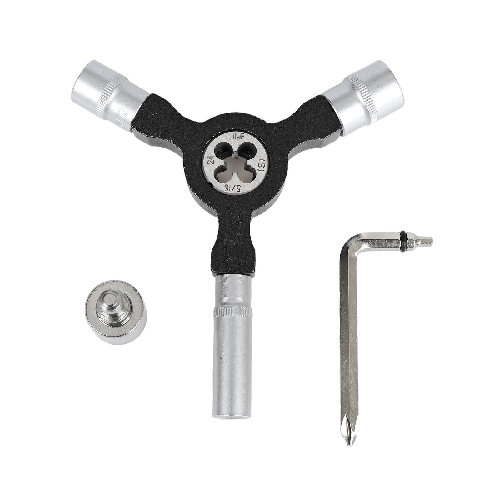 Skateboard Tools Skate Y Tool Multi Skate Wheels Roller Repair Wrench Blue