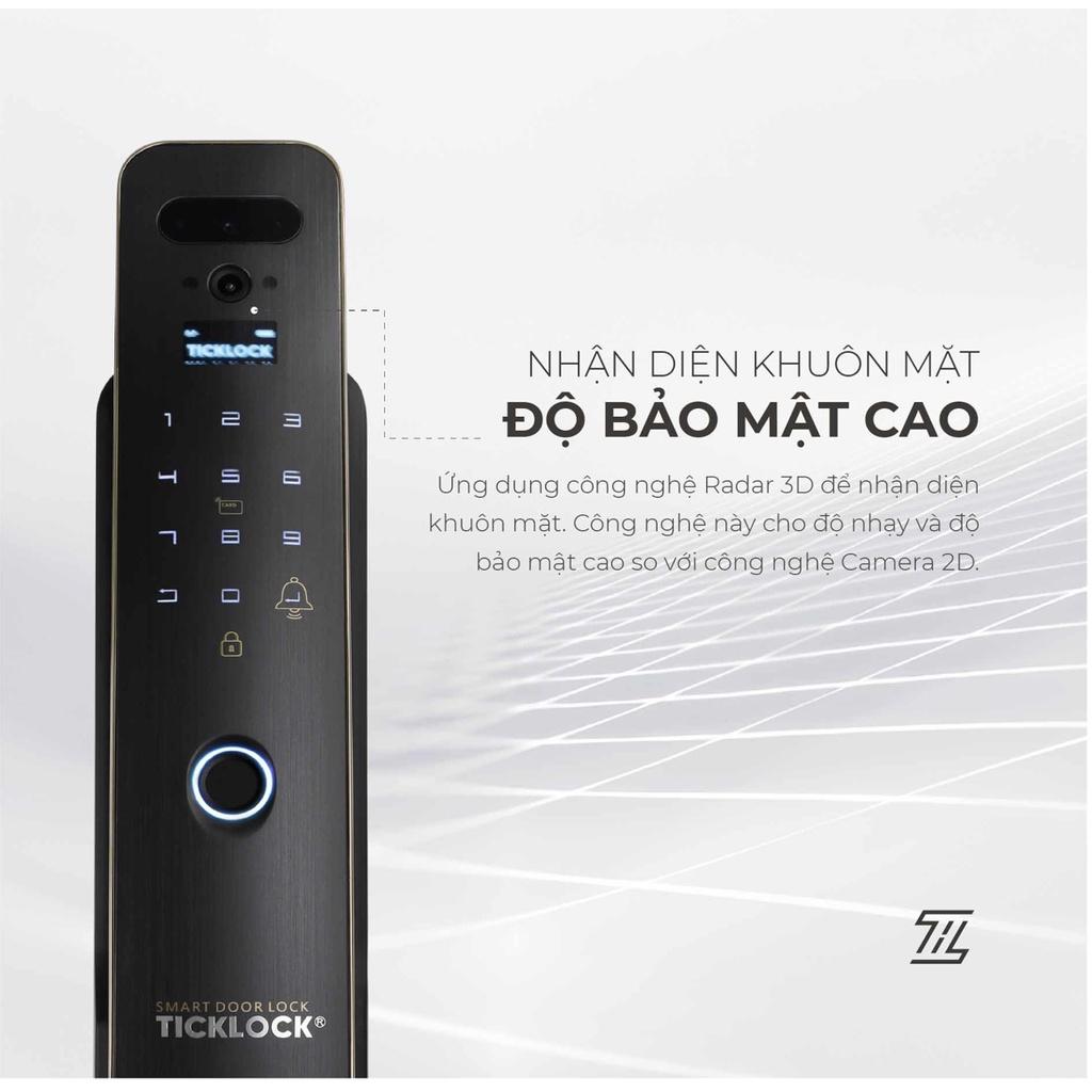 Khoá điện tử cảm biến nhận diện khuôn mặt cao cấp TICKLOCK AF-880